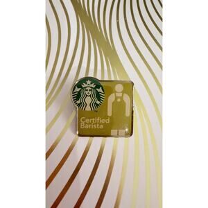 Starbucks Certified Barista Pin - Authentic Employee Lapel Pin